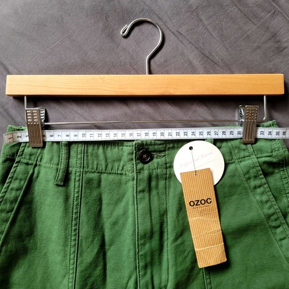 (sold) Japanese OZOC Utility Pants in Green - Picture 6 of 6